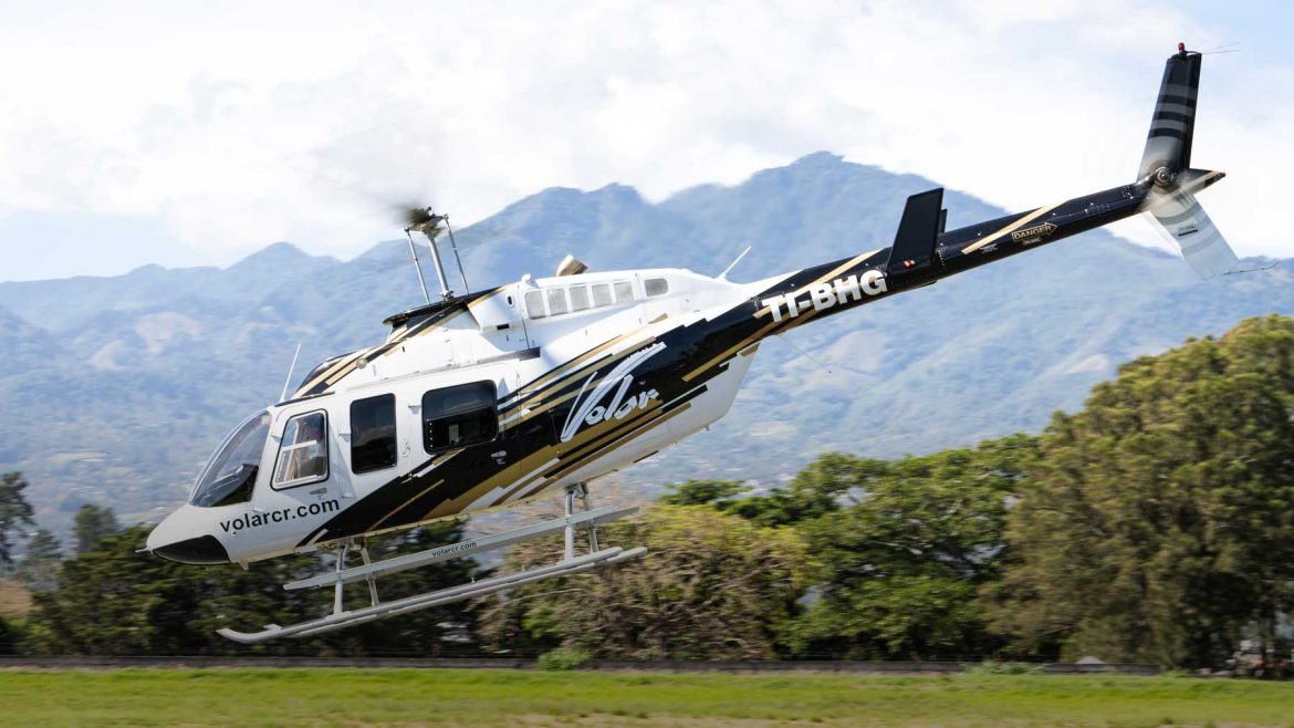 helicopter tour costa rica